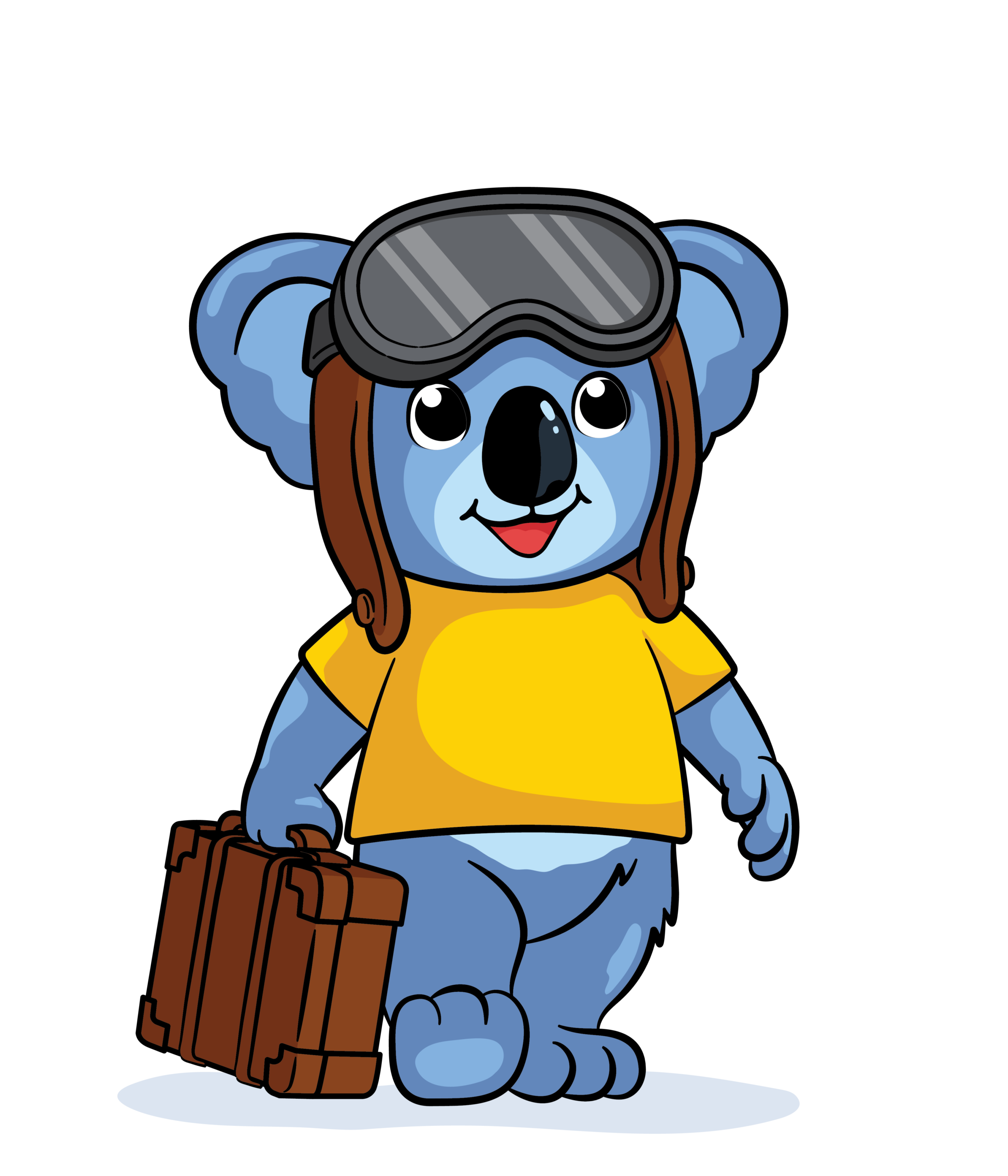 Koalas 2D character art_Karlo Koala